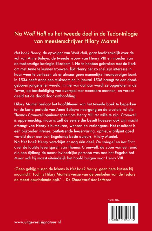Het boek Henry / LJ Veen Klassiek achterkant