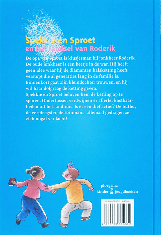 Spekkie en Sproet en het raadsel van Roderik achterkant