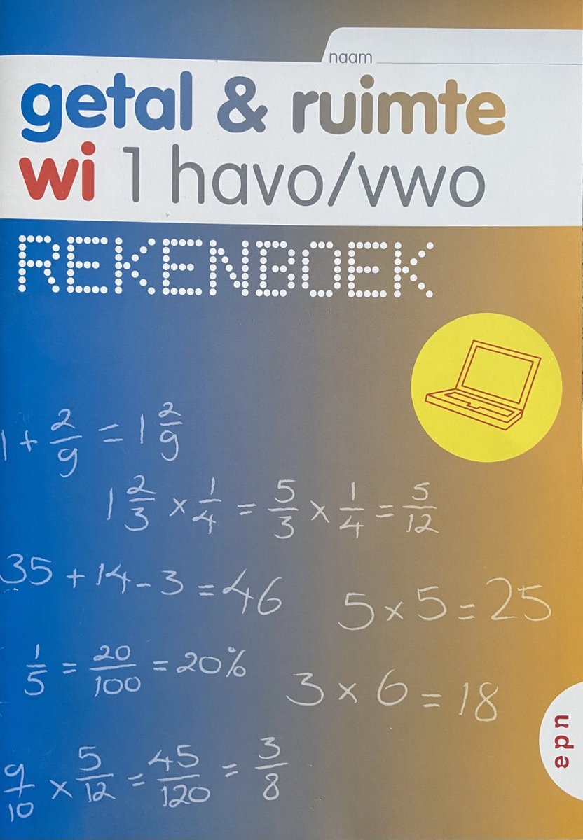 rekenboek Getal en Ruimte 1 havo/vwo