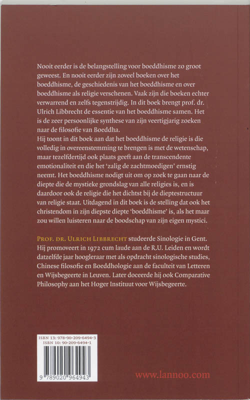 Boeddha en ik Boeddha en ik achterkant