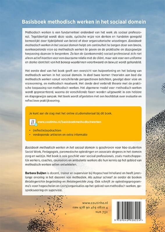 Basisboek methodisch werken in het sociaal domein achterkant