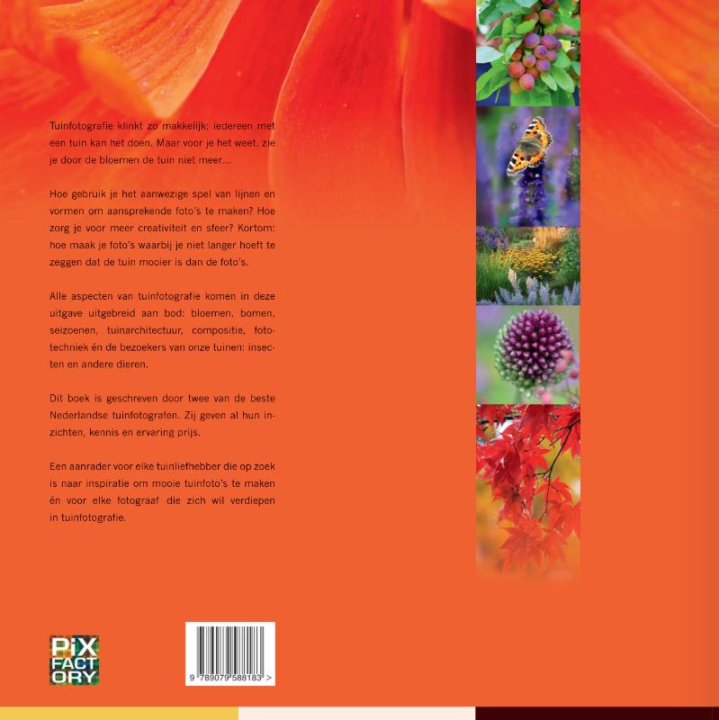 Praktijkboeken natuurfotografie 9 - Praktijkboek planten- en tuinfotografie achterkant