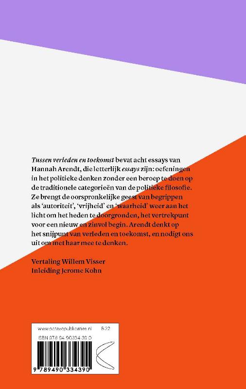Tussen verleden en toekomst achterkant