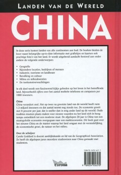 China / Landen van de wereld achterkant
