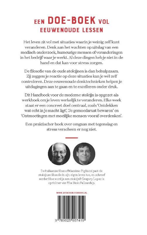 Handboek voor de moderne stoïcijn achterkant