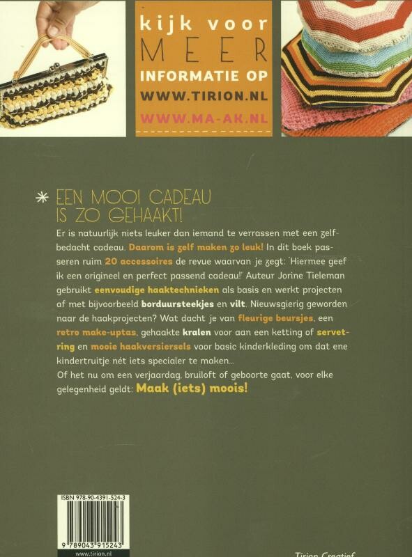 Tirion creatief Maak moois / Tirion creatief achterkant