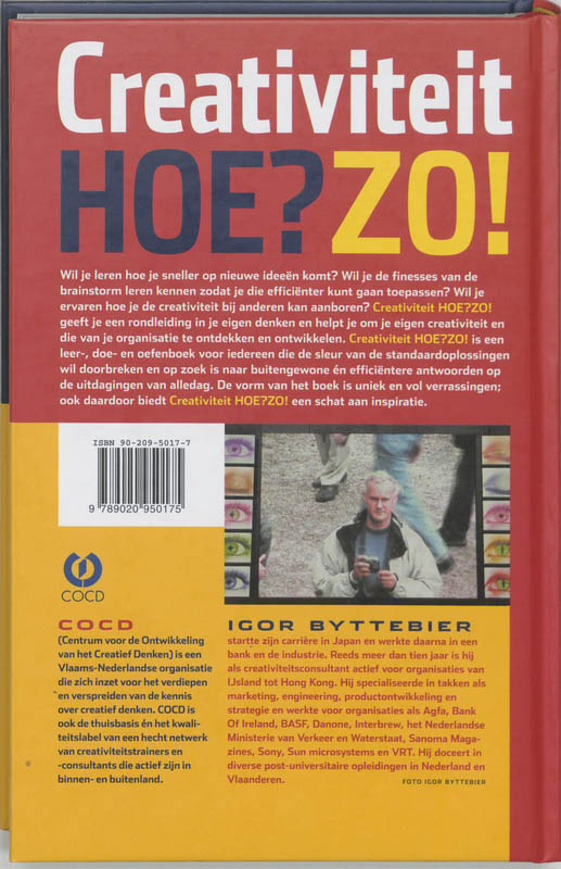 Creativiteit Hoe? Zo! Creativiteit Hoe? Zo! achterkant