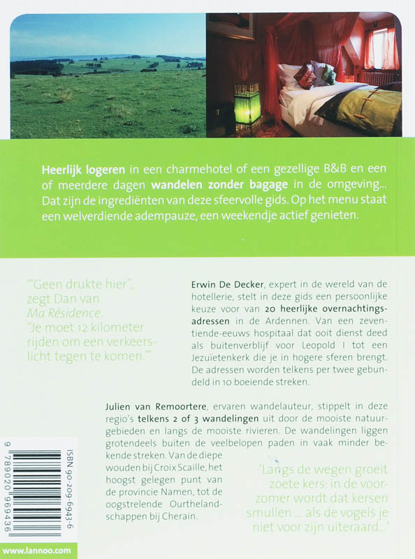 20 X Logeren & Wandelen In De Ardennen achterkant