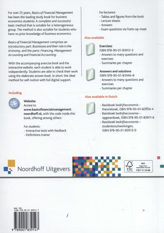 Basics of financial management Basics of financial management achterkant