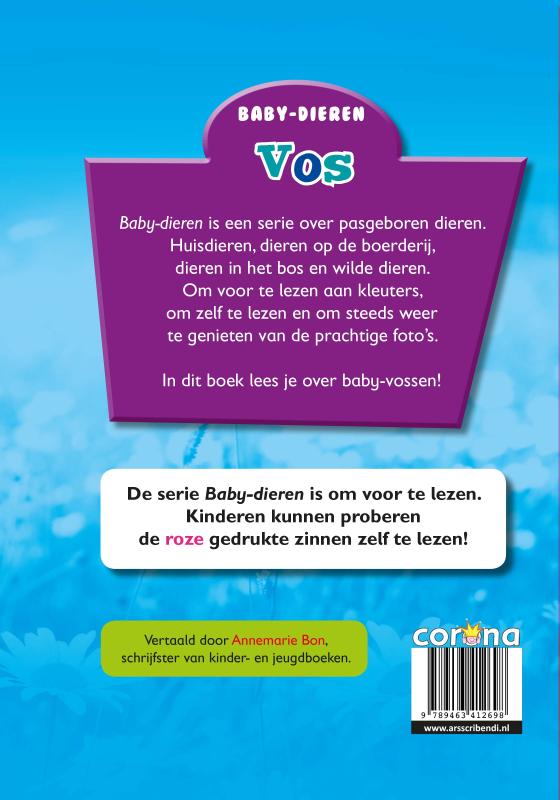 Vos / Baby-dieren achterkant
