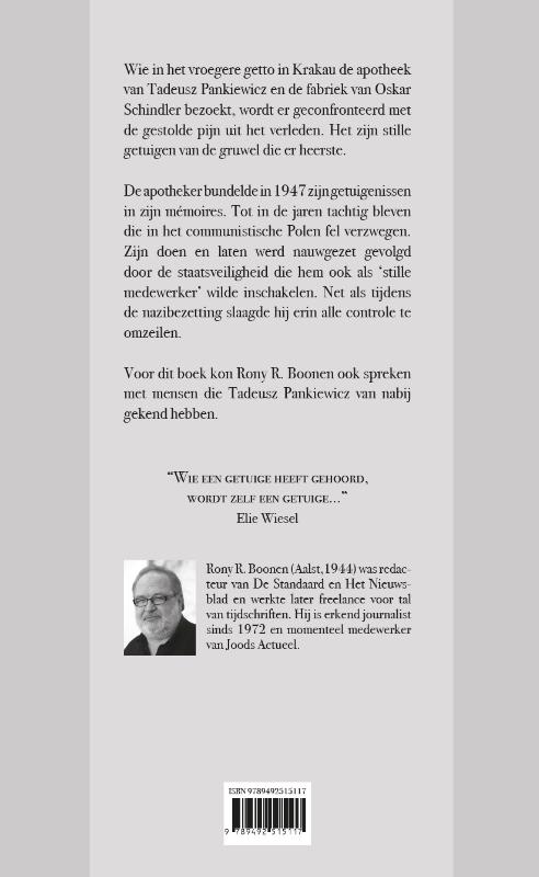 Tadeusz Pankiewicz Tadeusz Pankiewicz achterkant