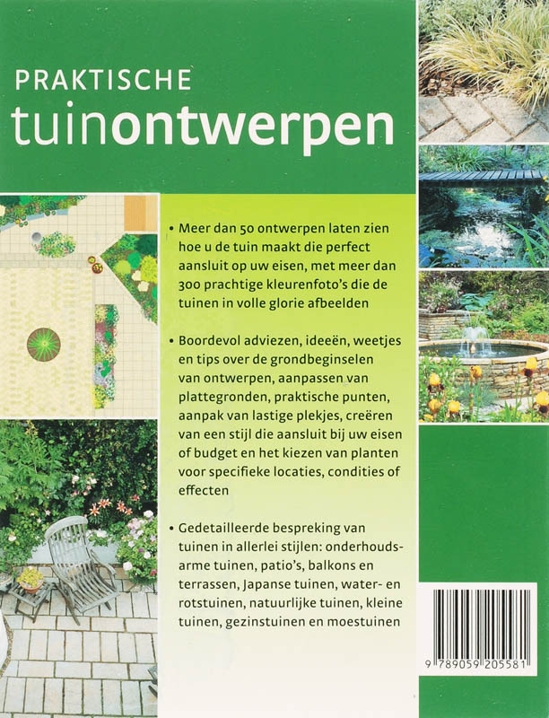 Praktische Tuinontwerpen achterkant