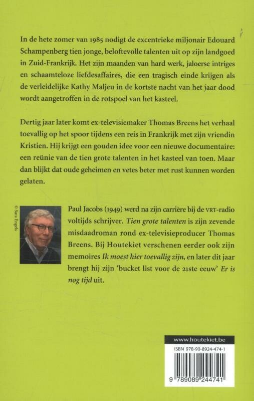 Tien grote talenten / Thomas Breens / 7 achterkant