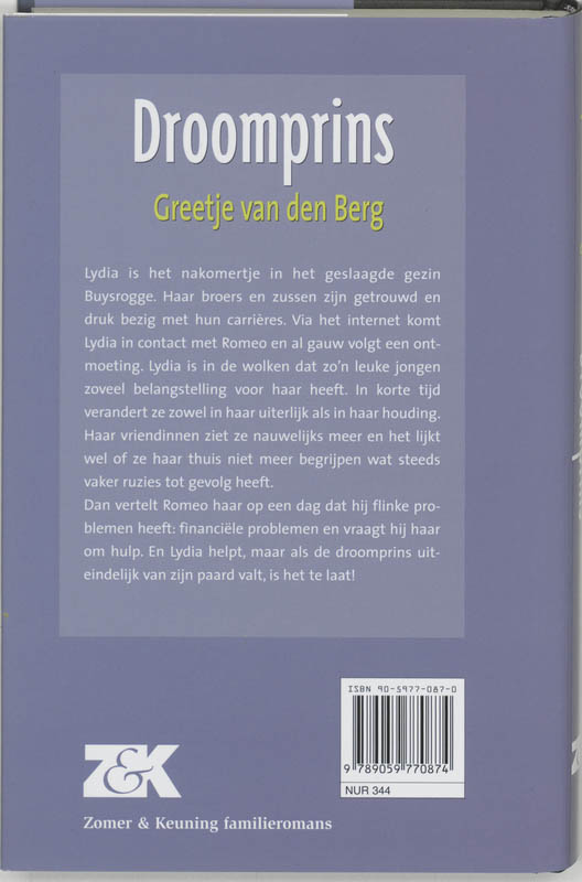 Droomprins achterkant