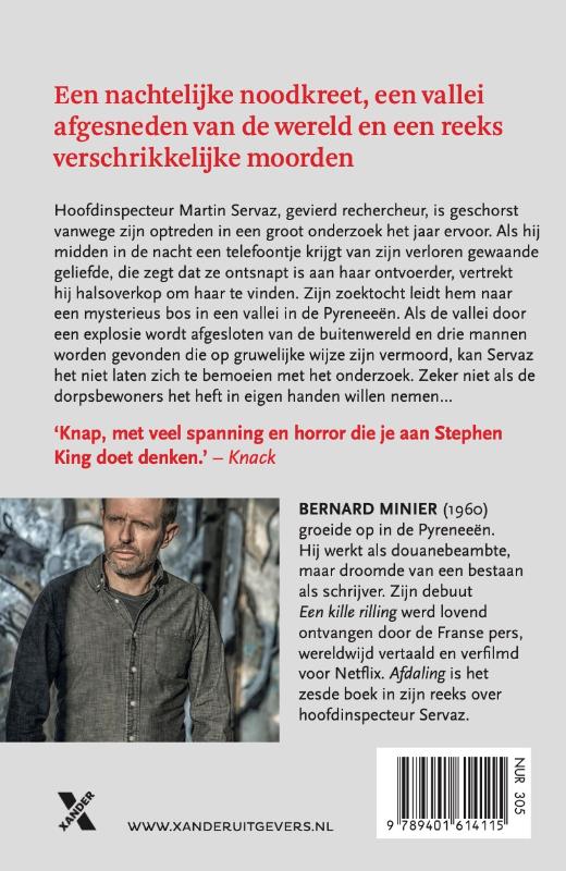 Afdaling / Martin Servaz / 6 Afdaling / Martin Servaz / 6 achterkant