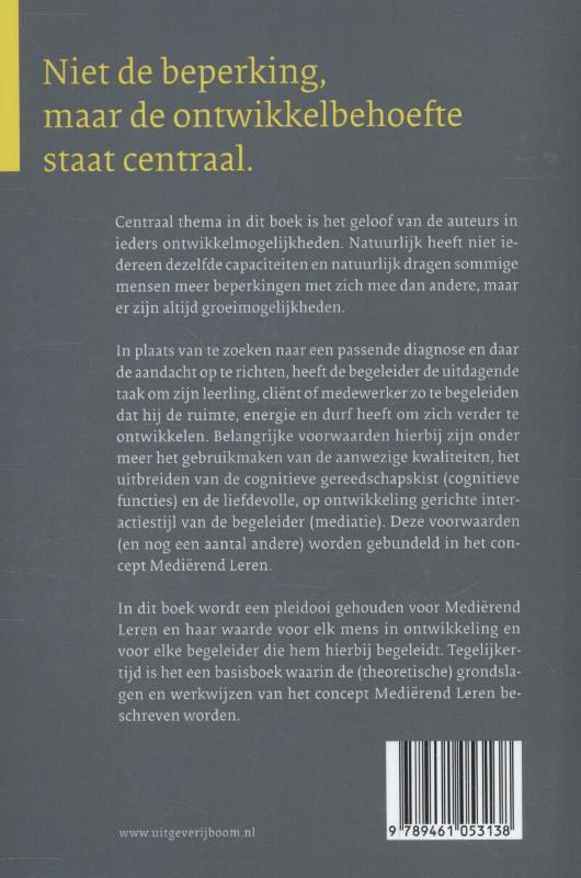 Basisboek medierend leren achterkant