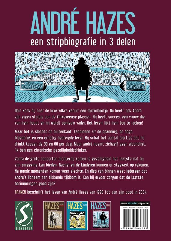 André Hazes, de stripbiografie 3 -   Tranen (1990-2004) achterkant