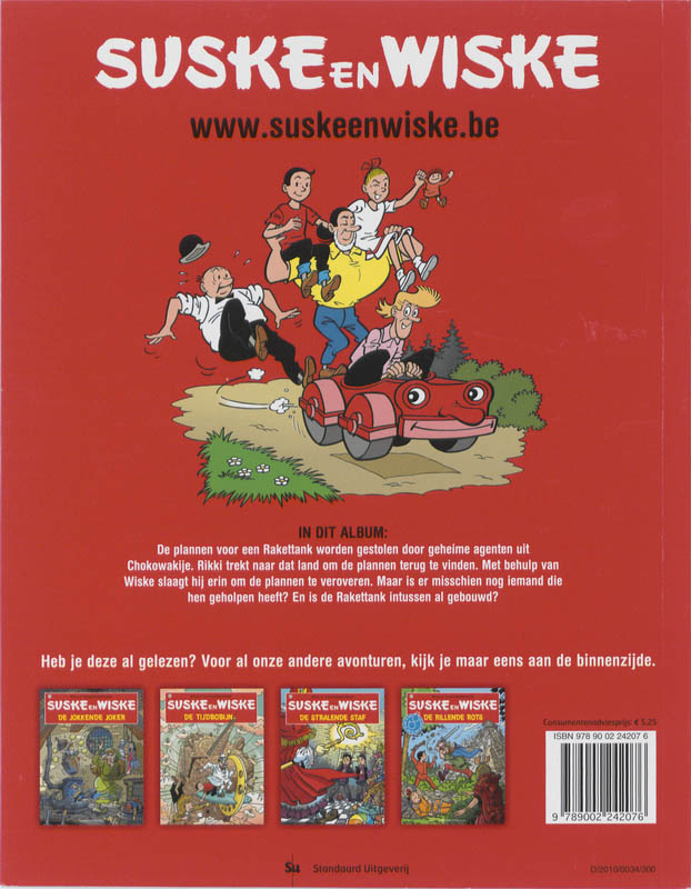 Suske en Wiske 154 - Rikki/wiske in Chocowakije achterkant