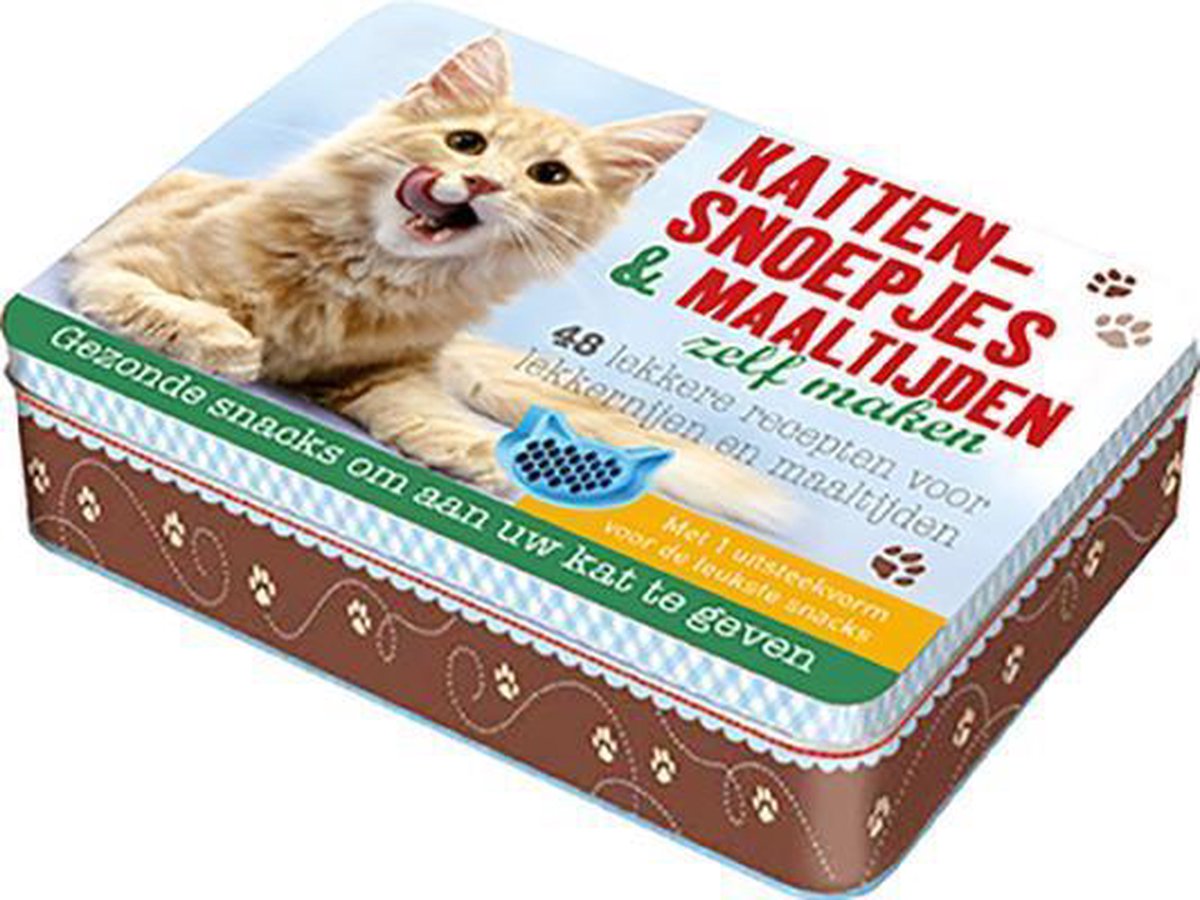 Kattensnoepjes en maaltijden zelf maken boek-box