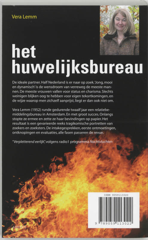 Het huwelijksbureau achterkant