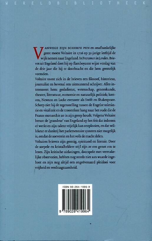 Fransman in Londen achterkant