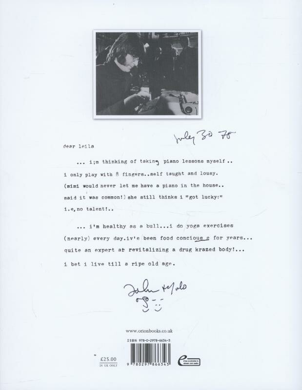 John Lennon Letters achterkant