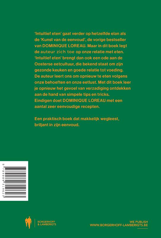 Intuïtief eten Intuïtief eten achterkant