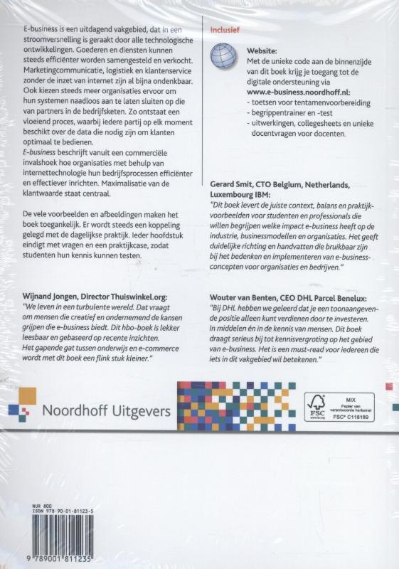 E-business E-business achterkant