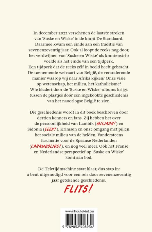 België door de ogen van Suske en Wiske achterkant