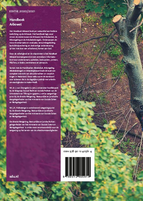 Handboek Arbowet Editie 2020-2021 Handboek Arbowet Editie 2020-2021 achterkant