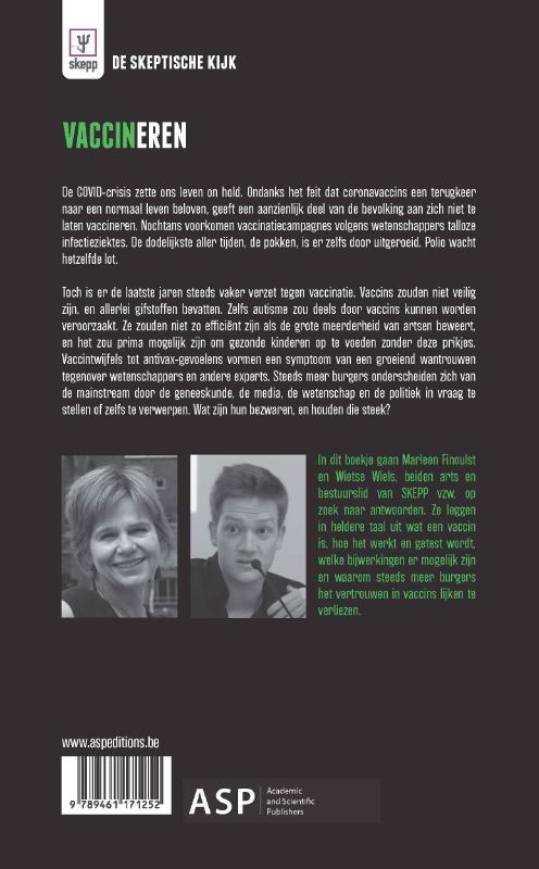 Vaccineren / SKEPP achterkant