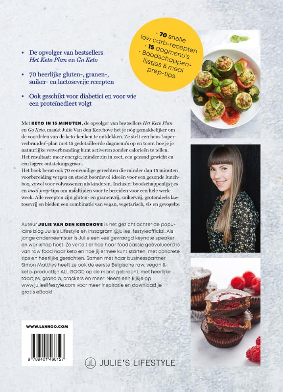 Keto in 15 minuten achterkant