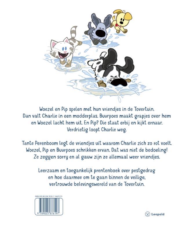 Stop, hou op! / Woezel & Pip achterkant