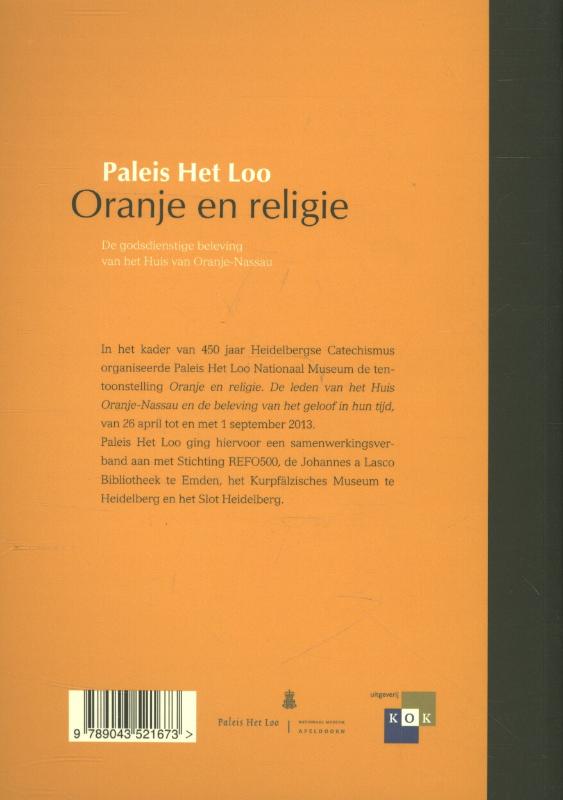Oranje en religie achterkant
