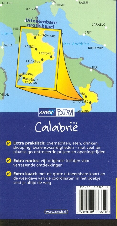 Calabrië / ANWB Extra achterkant