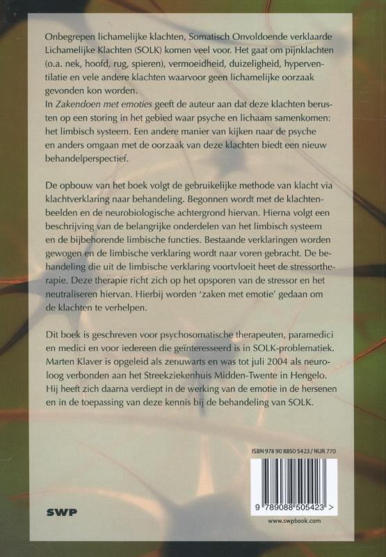 Zakendoen met emotie achterkant