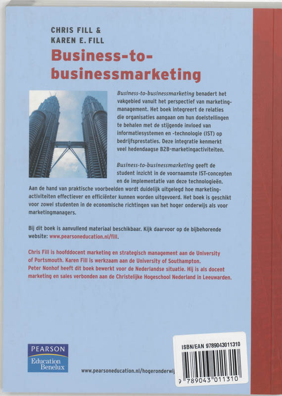 Business-To-Businessmarketing achterkant