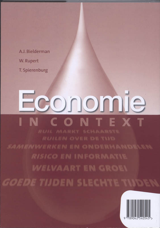 Economie in Context Havo Opdrachtenboek 2 achterkant