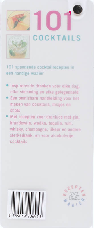 101 Cocktails achterkant