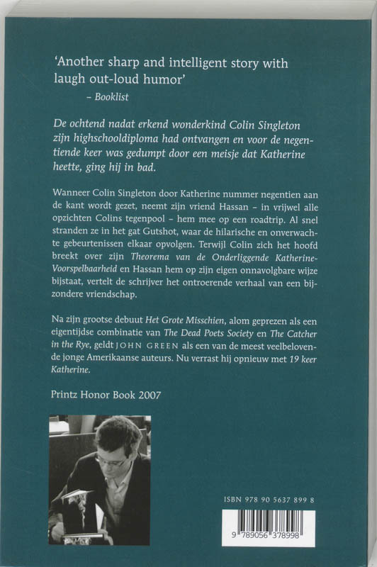 19 keer Katherine 19 keer Katherine achterkant
