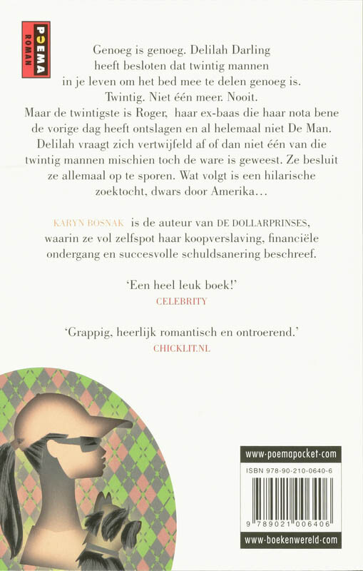 Nummer Twintig / Chicklit-reeks Poema Pocket achterkant