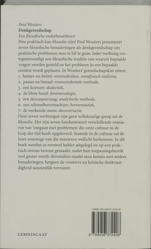 Denkgereedschap achterkant
