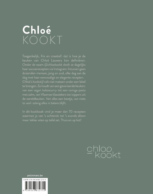 Chloé Kookt achterkant