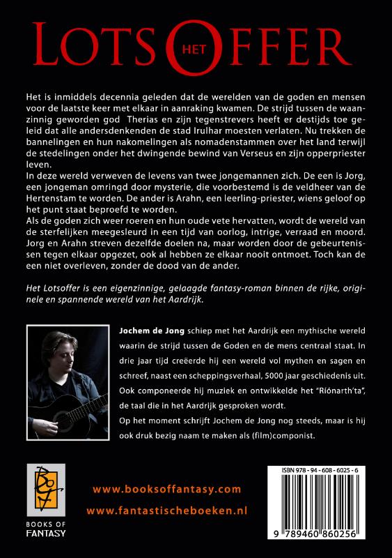 Het lotsoffer achterkant