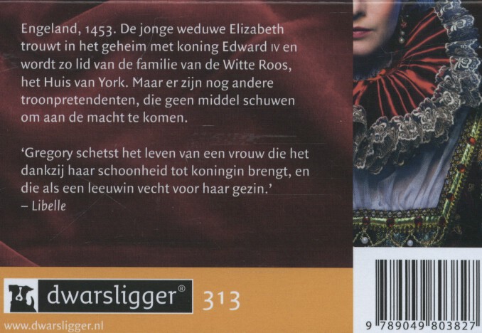 De rozenkoningin / Dwarsligger / 313 achterkant