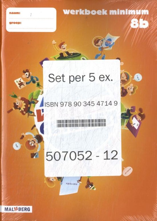 De Wereld in Getallen 4. gr 8 werkboek minimum b (5 ex)