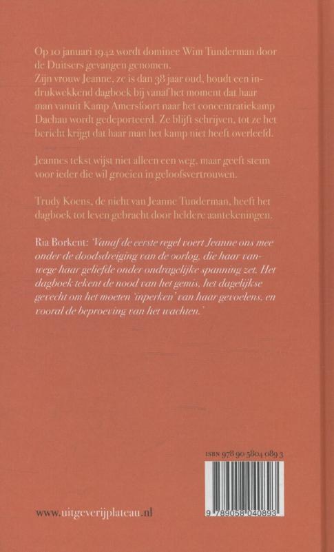 Hij was in Dachau achterkant