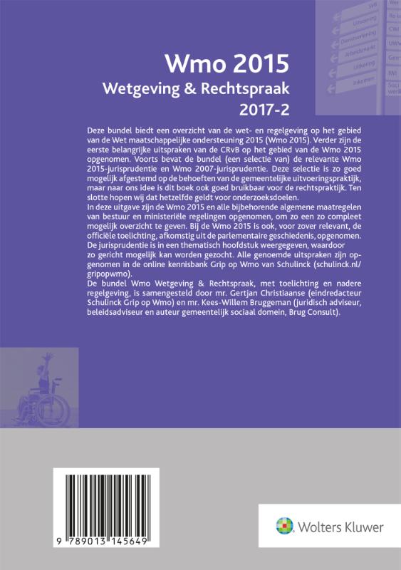 Wmo 2015 Wetgeving & rechtspraak 2017-2 achterkant