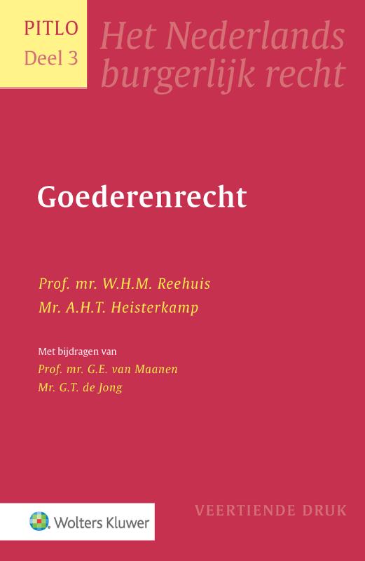 W.H.M. Reehuis Pitlo 3 - Goederenrecht