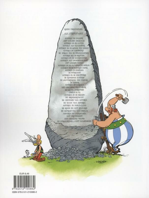 Asterix 20: Asterix op Corsica / Asterix / 20 achterkant